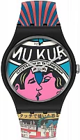 Swatch Art MOMA New Gent The City And Design, The Wonders Of Life On Earth, Isamu Kurita By SUOZ334