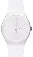 Swatch New Gent White Rebel SUOW701