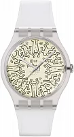 Swatch Pay New Gent Biosourced BREAK FREE FROM THE ARCHIVE PAY Keith Haring SO29Z146-5300