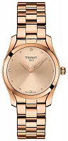 Tissot T-Wave Steel Bracelet Rose Gold PVD T112.210.33.456.00
