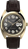 Timex 1976 Rotary Phone Dial Reissue Leather Strap TW2Y82100