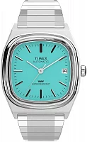 Timex 1983 E-Line Automatic Expandable Bracelet Ice Blue TW2Y07300