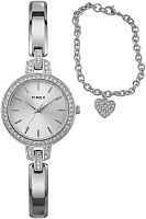 Timex Aveline 28mm & Heart Bracelet Set TWG067700