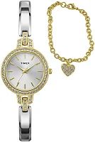 Timex Aveline 28mm & Heart Bracelet Set TWG067800