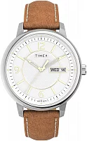 Timex Chicago Day-Date 45mm Leather Strap TW2V28900