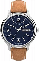 Timex Chicago Day-Date 45mm Leather Strap TW2V29000