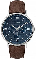 Timex Classic Southview 41mm Day-Date Leather Strap TW2T35100
