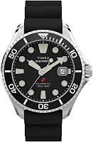 Timex Deepwater Meridian 200 44mm Synthetic Rubber Strap Automatic TW2Y40000
