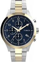 Timex Dress Chronograph 43mm Stainless Steel Bracelet TW2Y01500