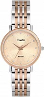 Timex Dress India 30mm Two-tone Case Rose Dial Two-tone Bracelet TW2T38700