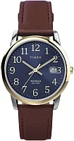 Timex Easy Reader 35mm Leather Strap Indiglo TW2W54500