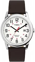 Timex Easy Reader 38mm Leather Strap Indiglo TW2Y12600