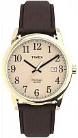 Timex Easy Reader 38mm Leather Strap Indiglo TW2P75800