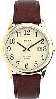 Timex Easy Reader 38mm Leather Strap Indiglo TW2V68900