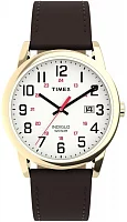 Timex Easy Reader 38mm Leather Strap Indiglo TW2Y12700