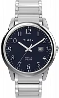 Timex Easy Reader 40mm Silver Bracelet Indiglo TW2W52200