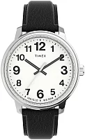 Timex Easy Reader Bold 43mm Leather Strap Indiglo TW2V21200