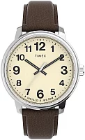 Timex Easy Reader Bold 43mm Leather Strap Indiglo TW2V21300