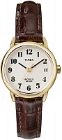Timex Easy Reader 25mm Leather Strap Indiglo T20071