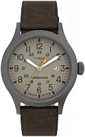 Timex Expedition Scout 40mm Leather Strap Indiglo TW4B23100