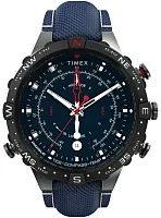 Timex Expedition North Intelligent Quartz Tide Temp Compass 45mm Fabric Strap Indiglo TW2T76300