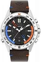 Timex Expedition North Tide Temp Compass 43mm Eco-Friendly Leather Strap Indiglo TW2V64400