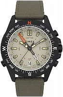 Timex Expedition North Tide Temp Compass 43mm Eco-Friendly Leather Strap Indiglo TW2V21800