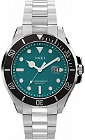 Timex Harborside Coast 43mm Stainless Steel Bracelet Watch TW2V91900