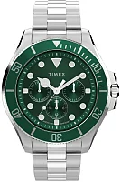 Timex Harborside Coast Multifunction 43mm Stainless Steel Bracelet TW2Y33200