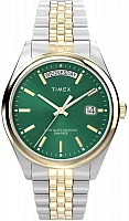 Timex Legacy Day-Date 36mm Stainless Steel Bracelet TW2W32100
