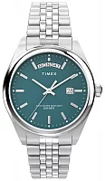 Timex Legacy Day-Date 41mm Stainless Steel Bracelet Blue TW2V68000