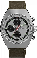 Timex Legacy Tonneau Chronograph 42mm Leather Strap TW2W50100