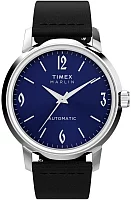 Timex Marlin Automatic 40mm Leather Strap Watch TW2W93100