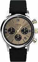 Timex Marlin Chronograph Tachymeter 40mm Leather Bracelet TW2W60300