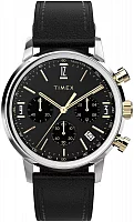 Timex Marlin Chronograph Tachymeter 40mm Leather Strap TW2W51500