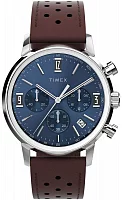 Timex Marlin Chronograph Tachymeter 40mm Leather Strap TW2W10200