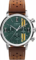 Timex Marlin Chronograph Tachymeter 40mm Leather Strap TW2W99100