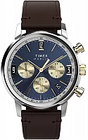 Timex Marlin Chronograph Tachymeter 40mm Leather Strap TW2W60400
