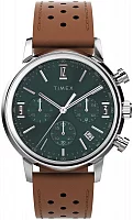 Timex Marlin Chronograph Tachymeter 40mm Leather Strap TW2W10100