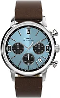 Timex Marlin Chronograph Tachymeter 40mm Leather Strap TW2Y66600