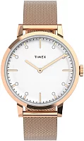Timex Midtown 36mm Stainless Steel Mesh Bracelet TW2V37100