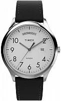 Timex Modern Easy Reader Day-Date 40mm Leather Strap TW2W68300