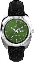 Timex Q Timex 1978 Day-Date 37.5mm Leather Strap Watch TW2W44700