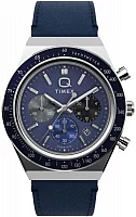 Timex Q Timex Chronograph 40mm Leather Strap TW2Y36100