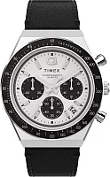 Timex Q Timex Chronograph 40mm Leather Strap TW2W53400