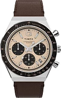 Timex Q Timex Chronograph 40mm Leather Strap TW2W51800