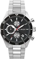 Timex Ridgefield Chronograph 42mm Stainless Steel Bracelet TW2Y56900