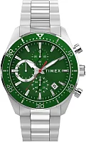 Timex Ridgefield Chronograph 42mm Stainless Steel Bracelet TW2Y62100
