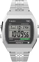 Timex T80 34mm Stainless Steel Bracelet Indiglo TW2V74200