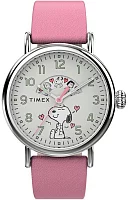 Timex Standard x Peanuts Snoopy Valentine's 40mm Leather Strap TW2W88900